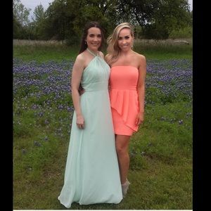 Lulu’s | Bright Coral Mini Dress Small